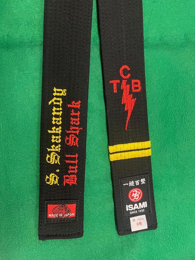 Customer photo review of Isami Karate Black Belt Premium