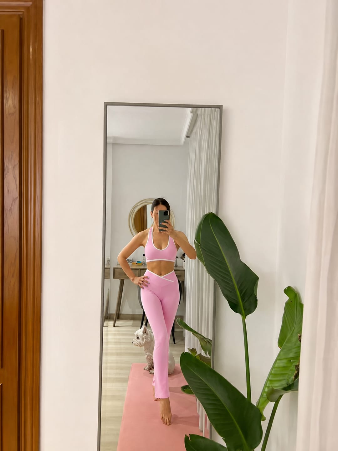 Customer photo review of Women’s Top & Flare Pants Set – Outline Signature
