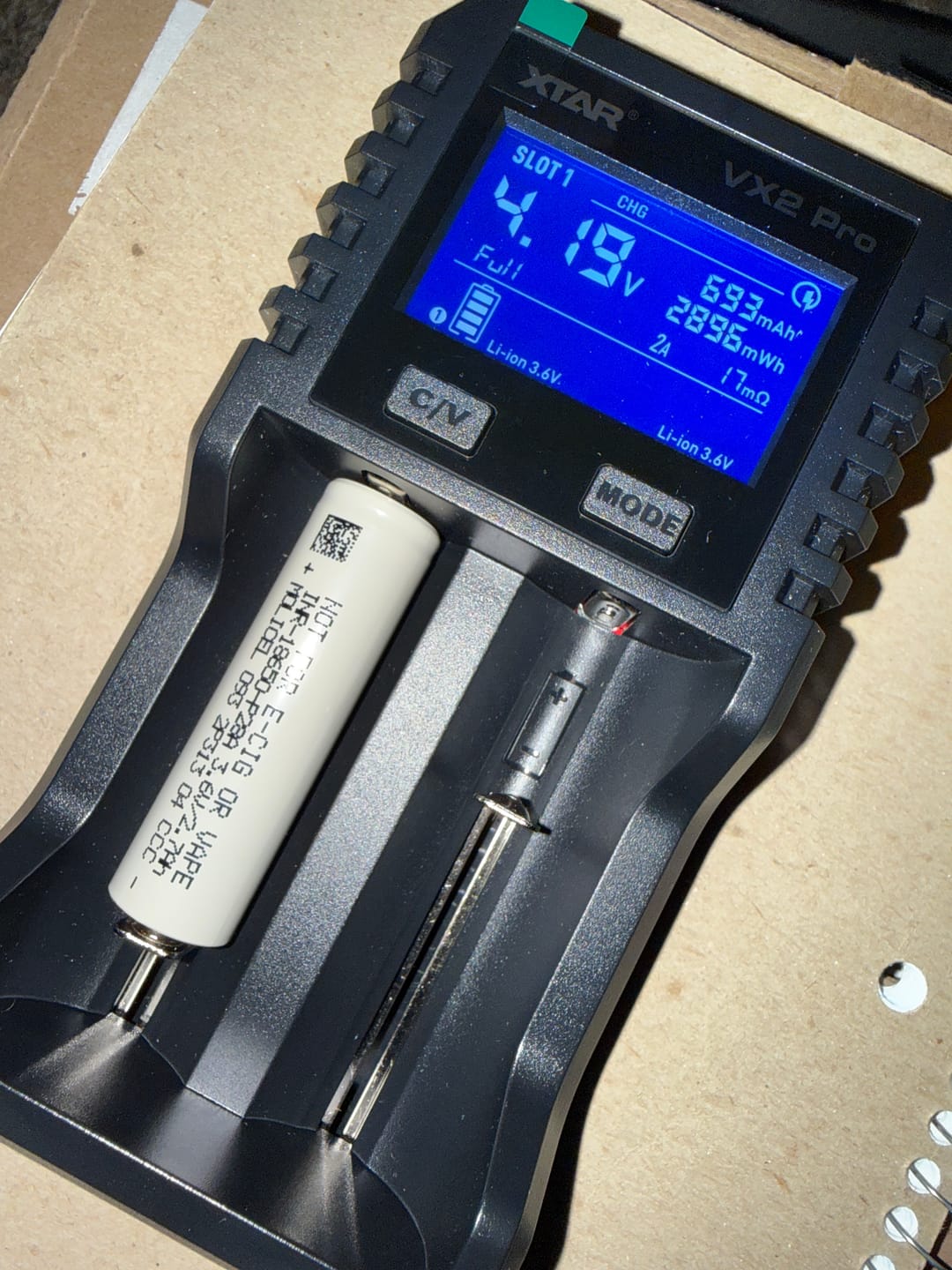 Customer photo review of XTAR VX2 Pro Smart Charger & Tester