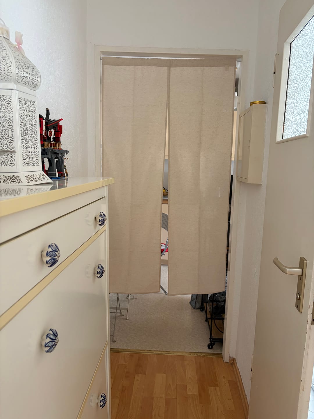 Customer photo review of Noren Vorhang Natürliches Leinen