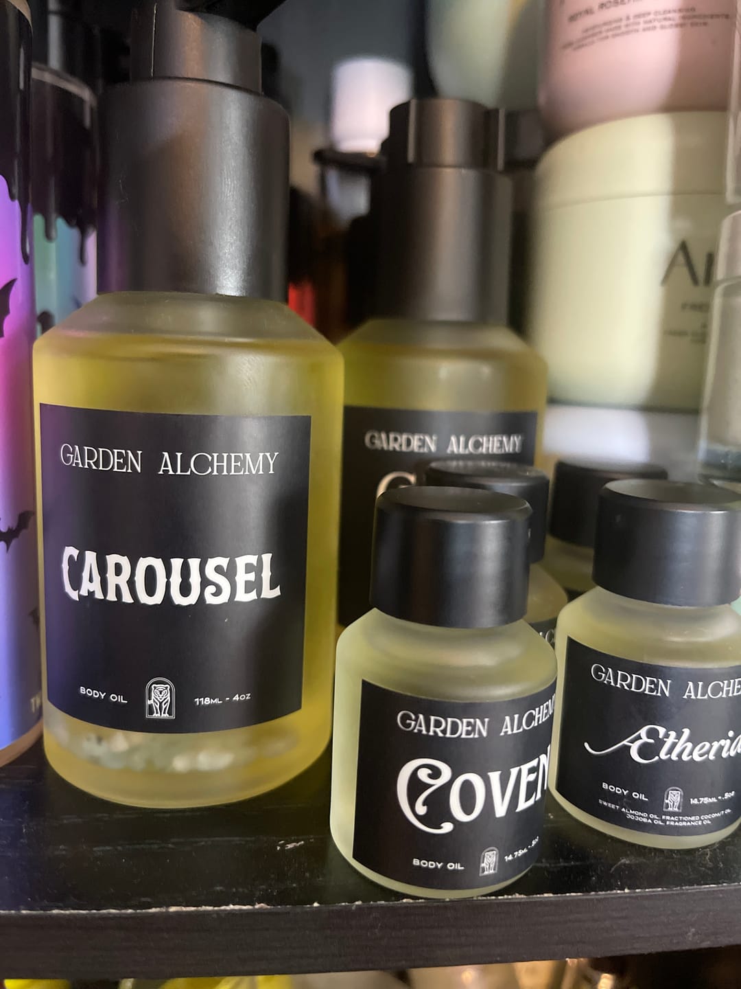 Customer photo review of CAROUSEL BODY OIL