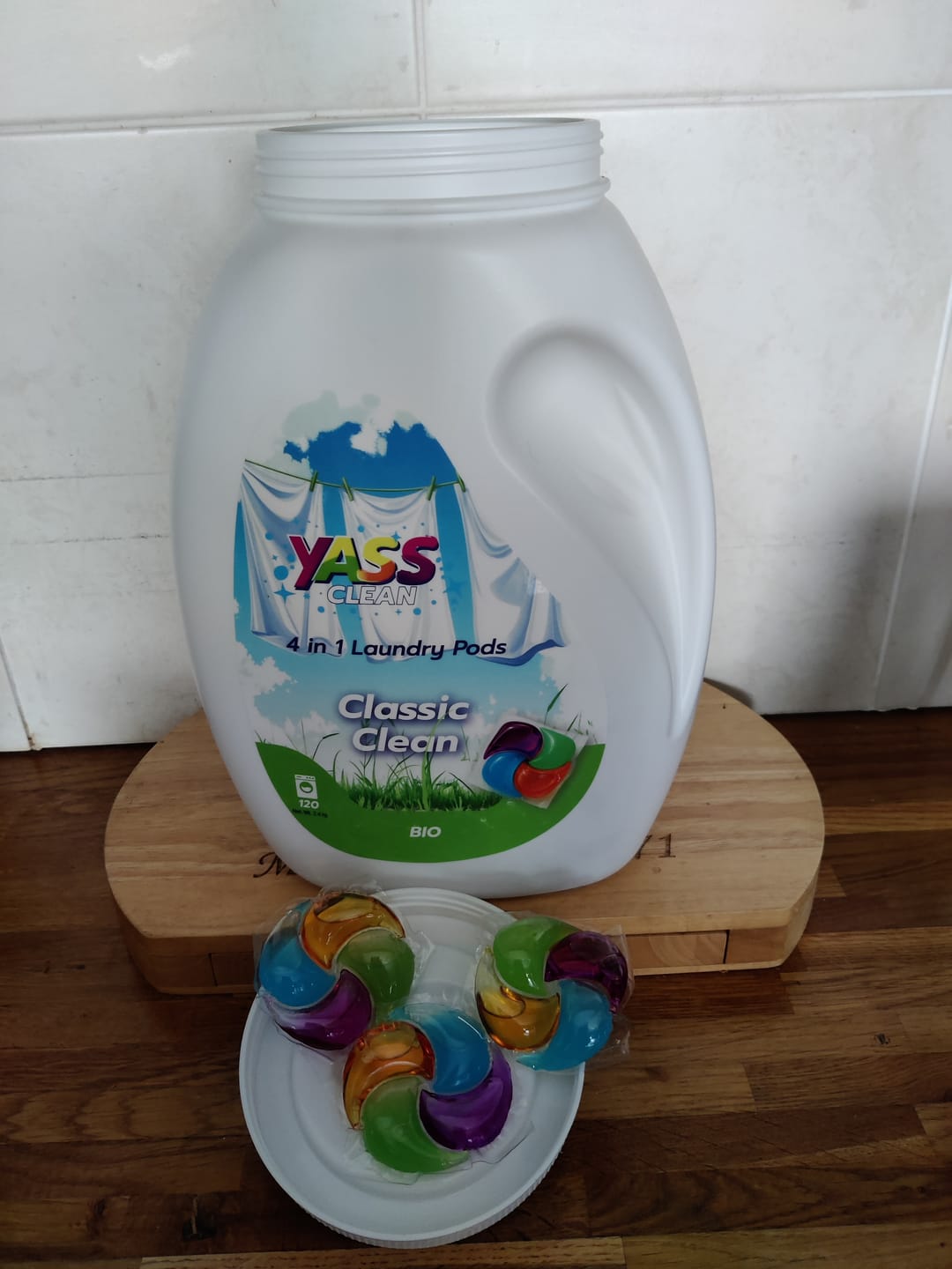 Customer photo review of Laundry Pods