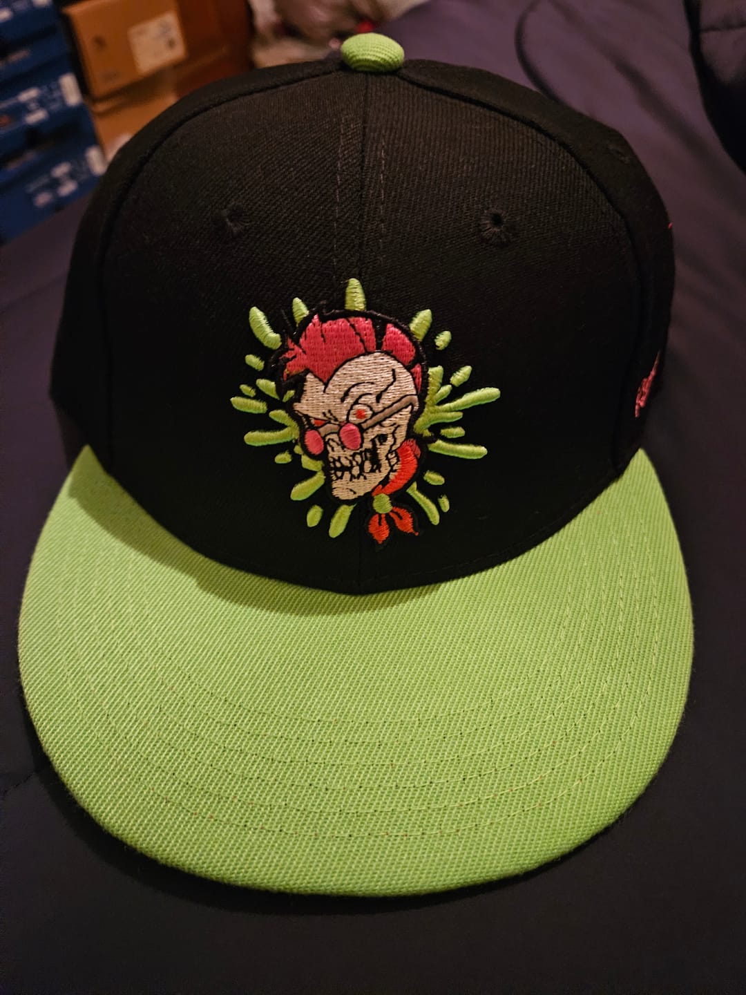 Customer photo review of Goosebumps "Curly Cap" – TLB Hat