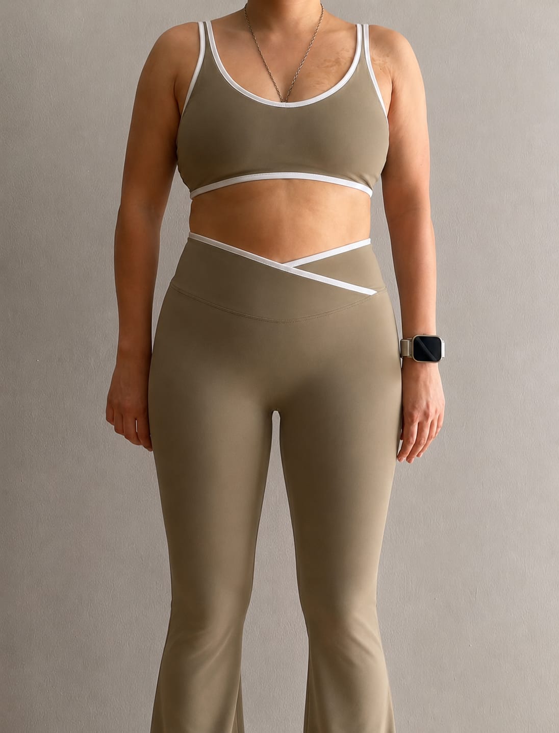 Customer photo review of Women’s Top & Flare Pants Set – Outline Signature