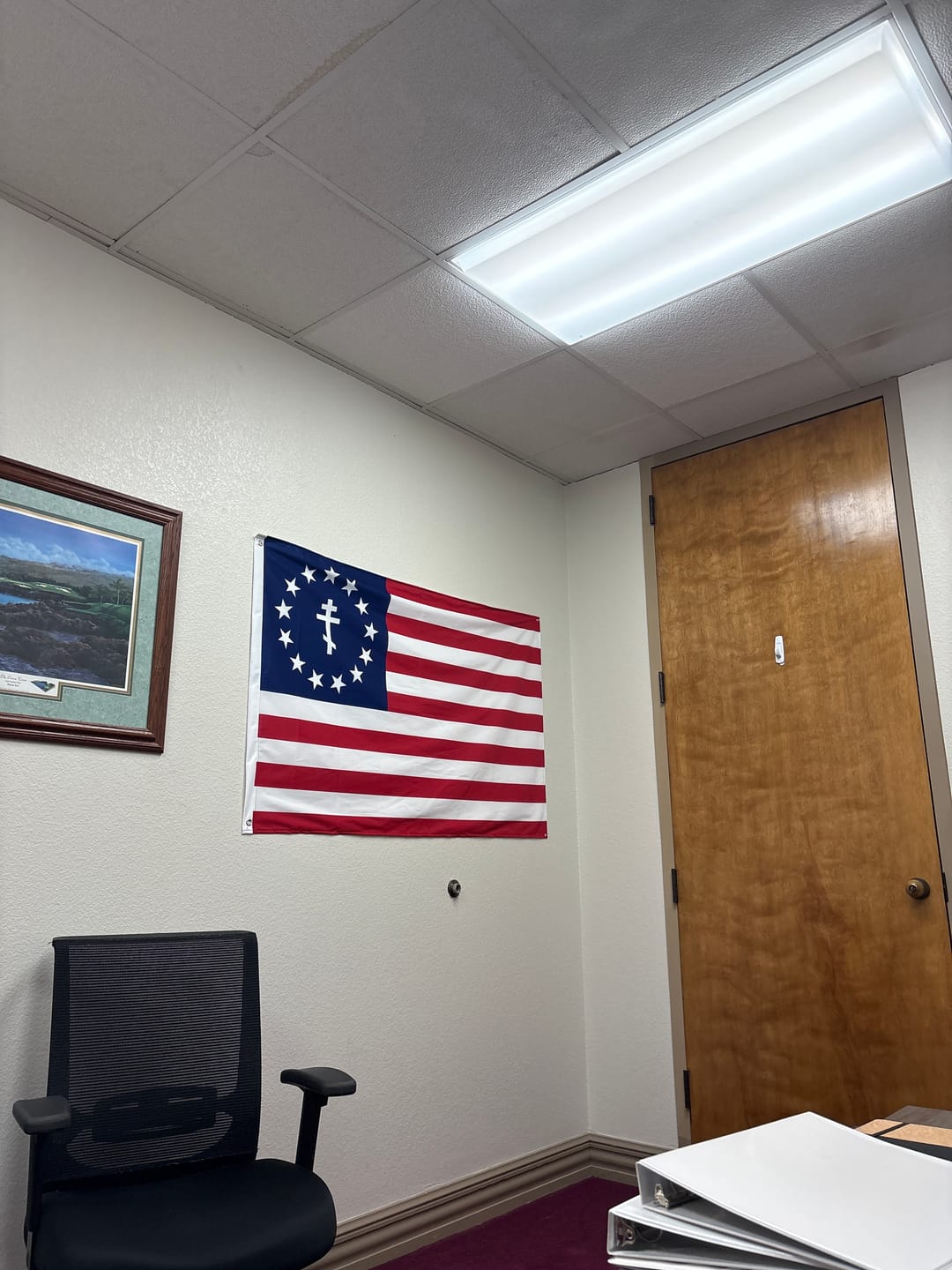Customer photo review of Orthodox Patriot Flag