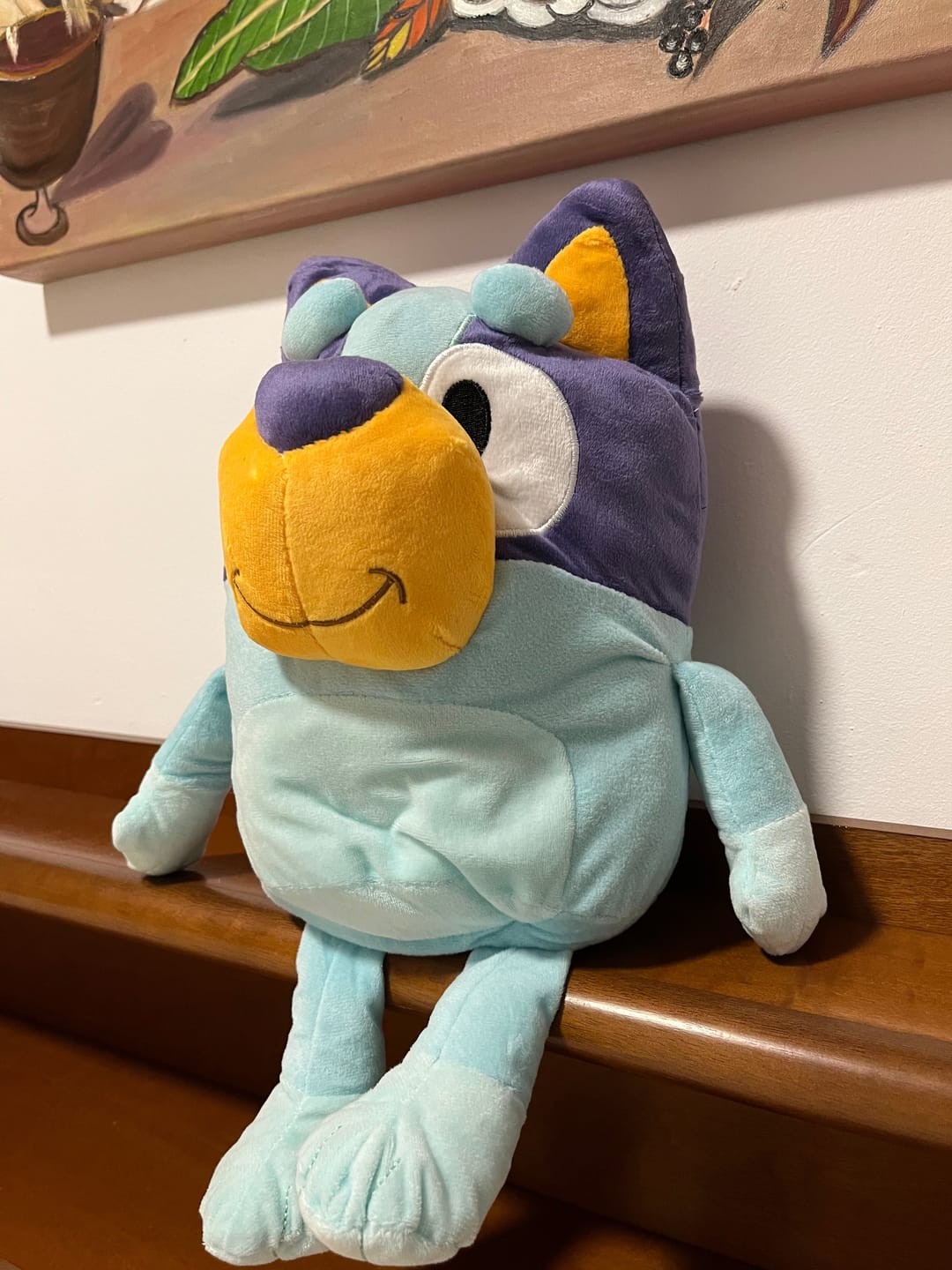 Customer photo review of Breathing Bluy Plush for Better Sleep
