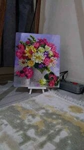 Customer photo review of Çiçekli Kadın 40x50cm