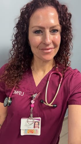 Reviewer showing glowing, radiant skin after using the Seranova Micro Infusion System.