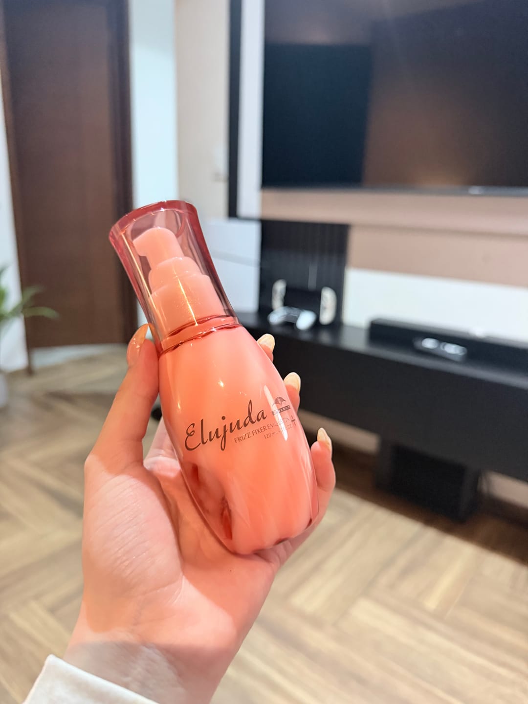 Customer photo review of Milbon Elujuda Frizz Fixer Emulsion + 120ml