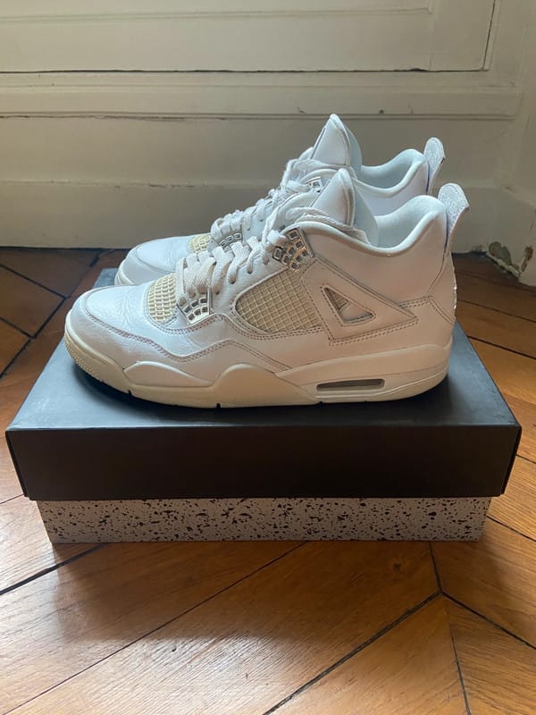 Customer photo review of Air Jordan 4 Retro Pure Money (2017)
