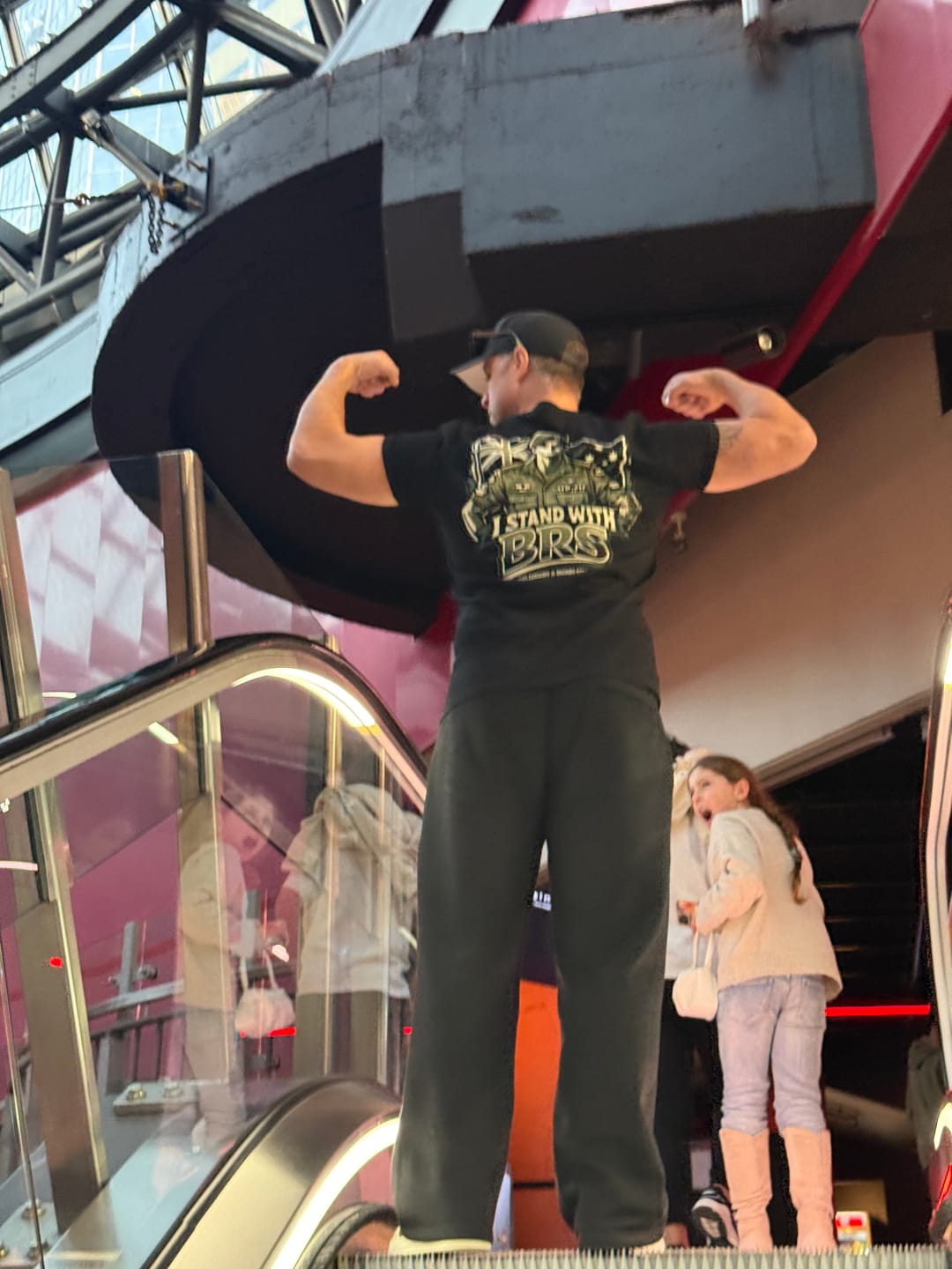 Customer photo review of Big Chocky | Stand With BRS Tee