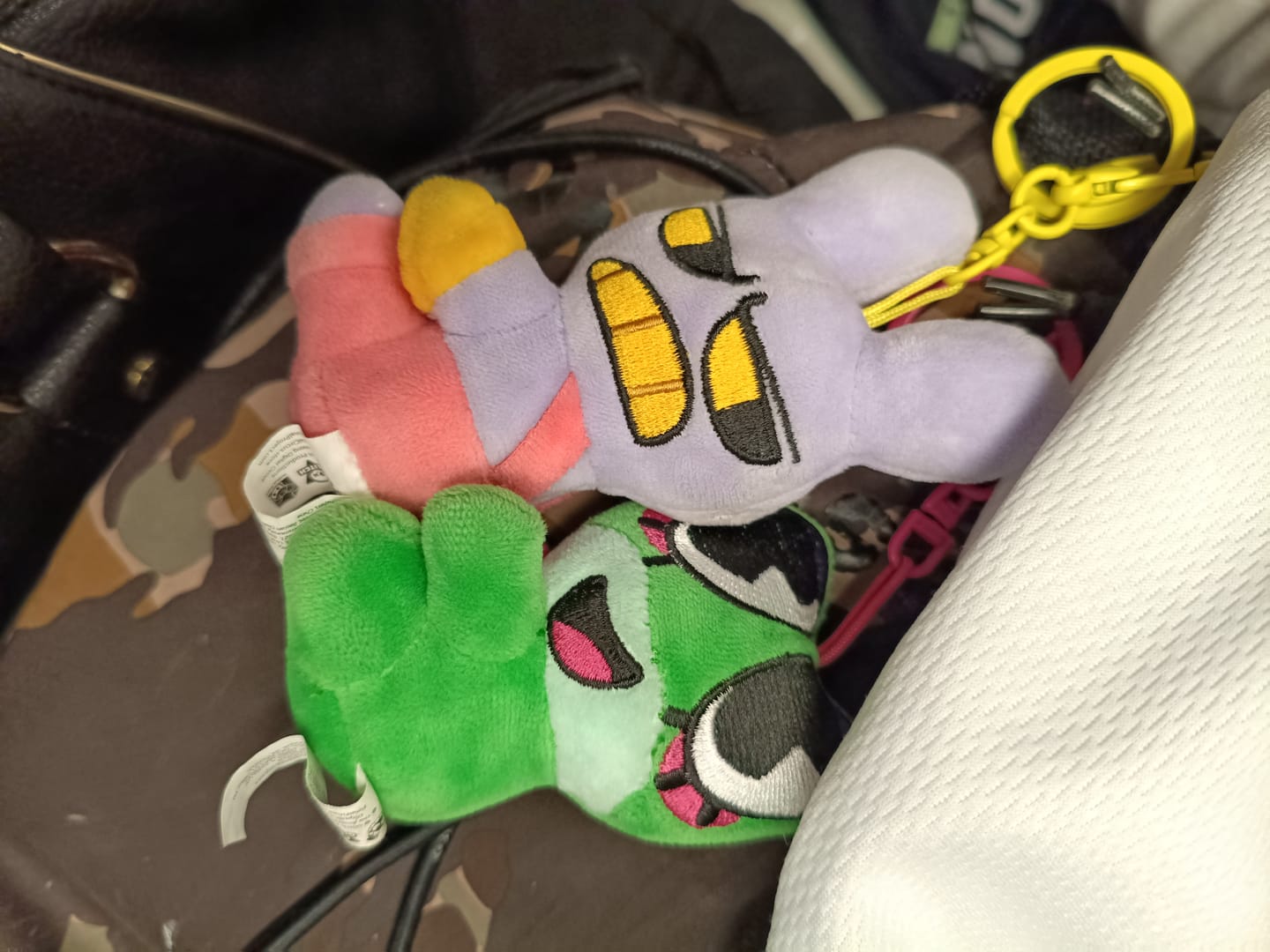 Customer photo review of Jax & Ribbit Magnetic Plush Keychains