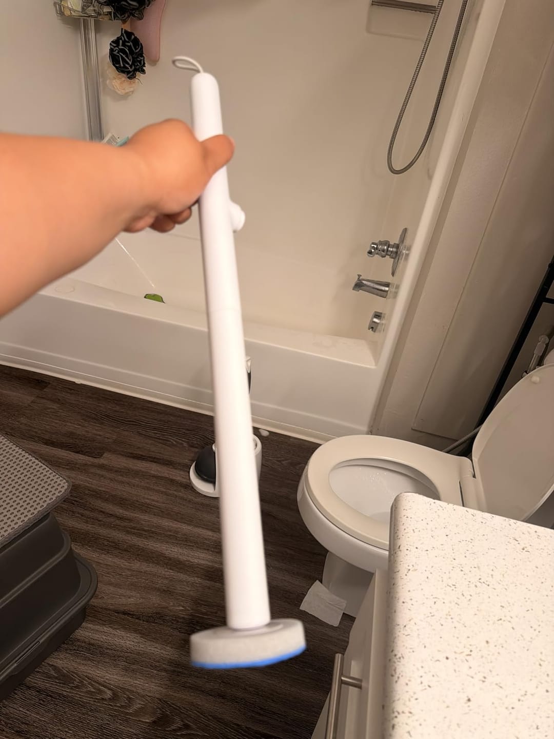 Customer photo review of Kleanzo Toilet Cleaning System