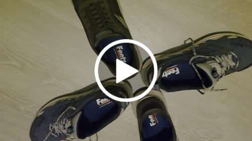 Customer photo review of Feetz® Blue One | Ultiem Hielcomfort