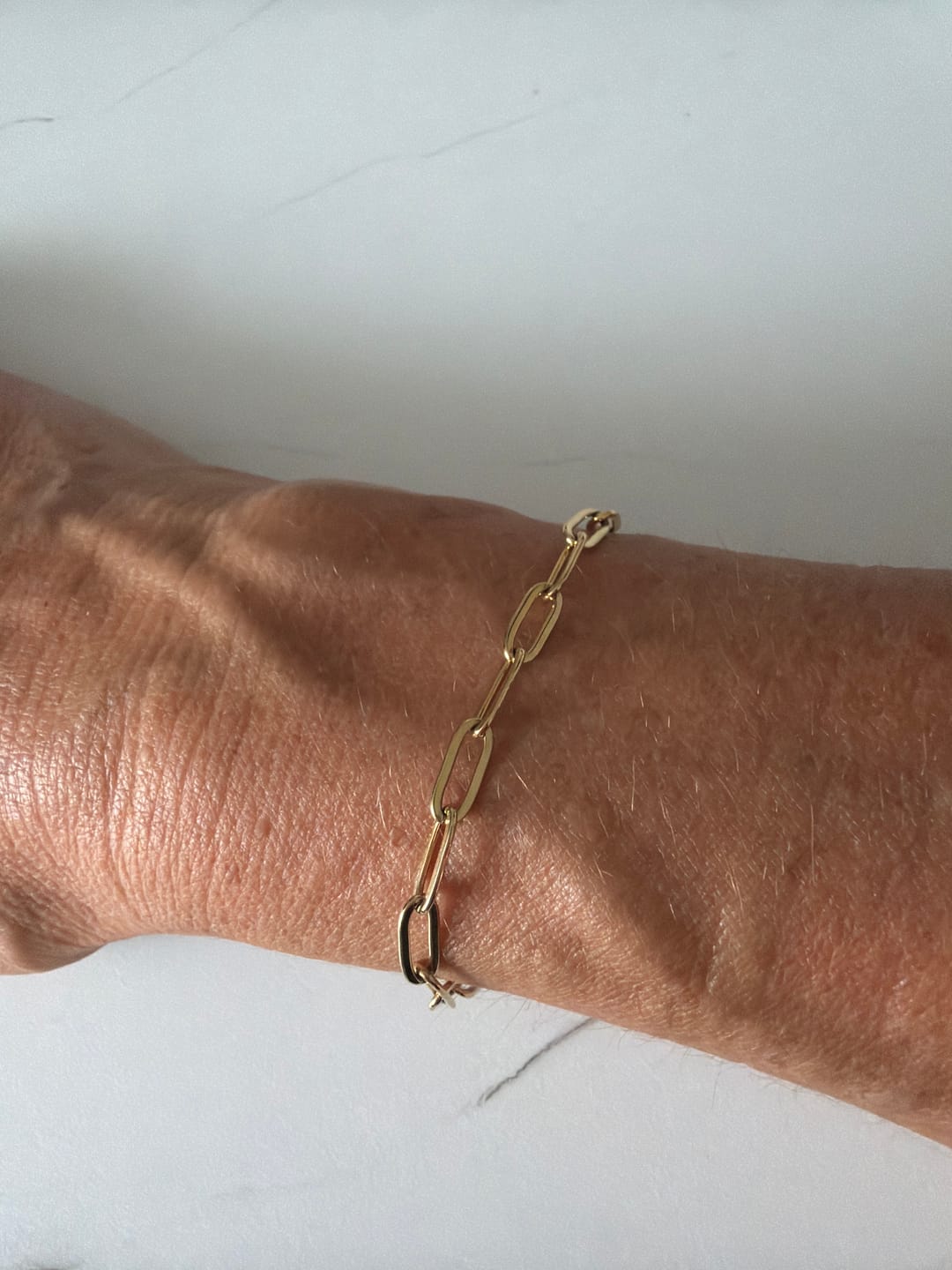 Customer photo review of Paperclip Bracelet