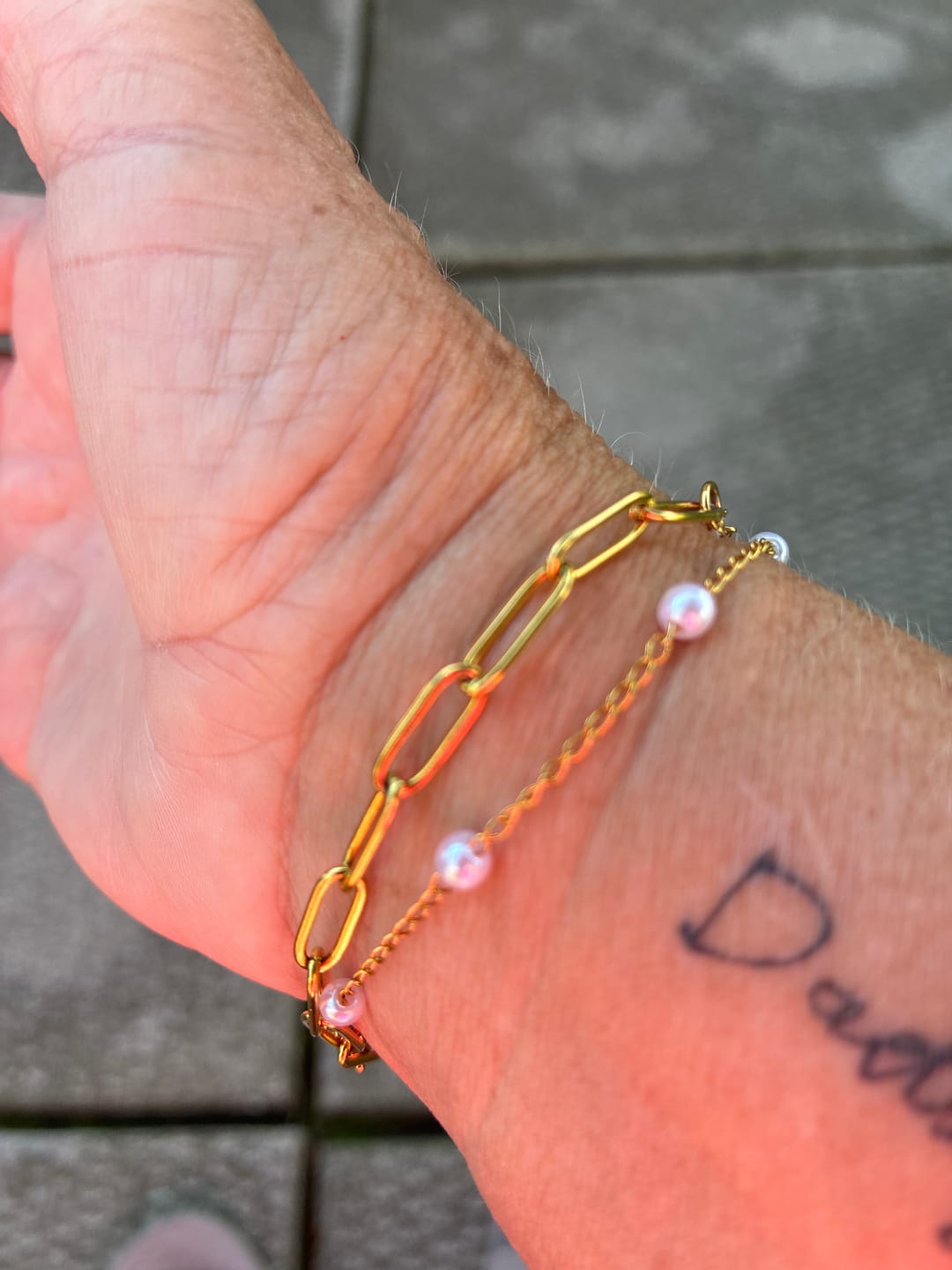Customer photo review of Nura Freshwater Pearl Bracelet
