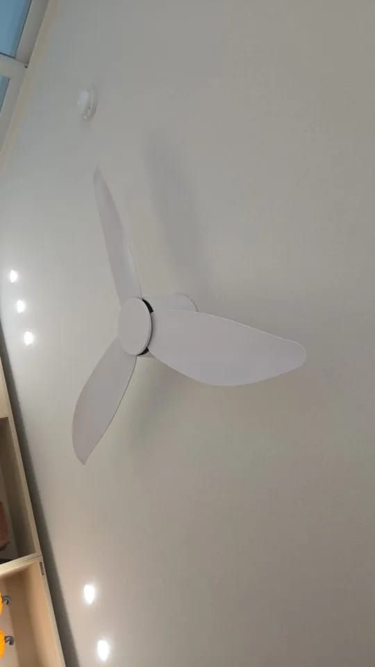 Customer photo review of 36/44/52-Inch Low-Profile Ceiling Fan with Remote Control