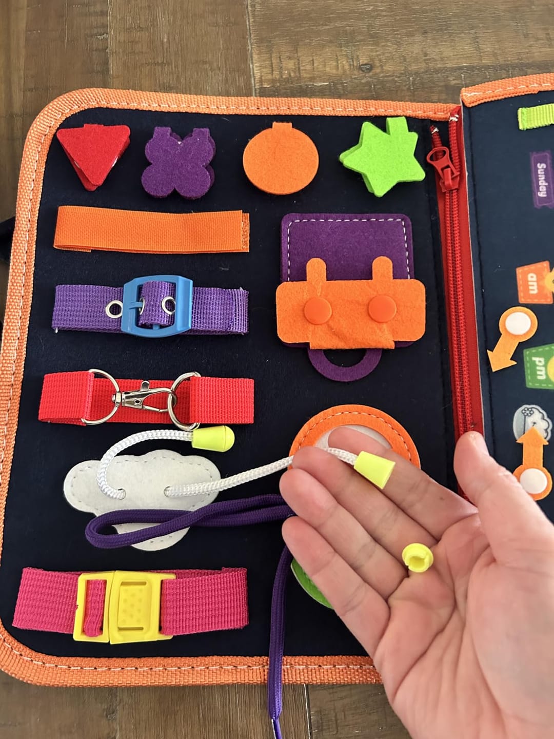 Customer photo review of Montessori Busy Book