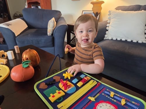 Customer photo review of MiniBloom™ Montessori Aktivitetsbok