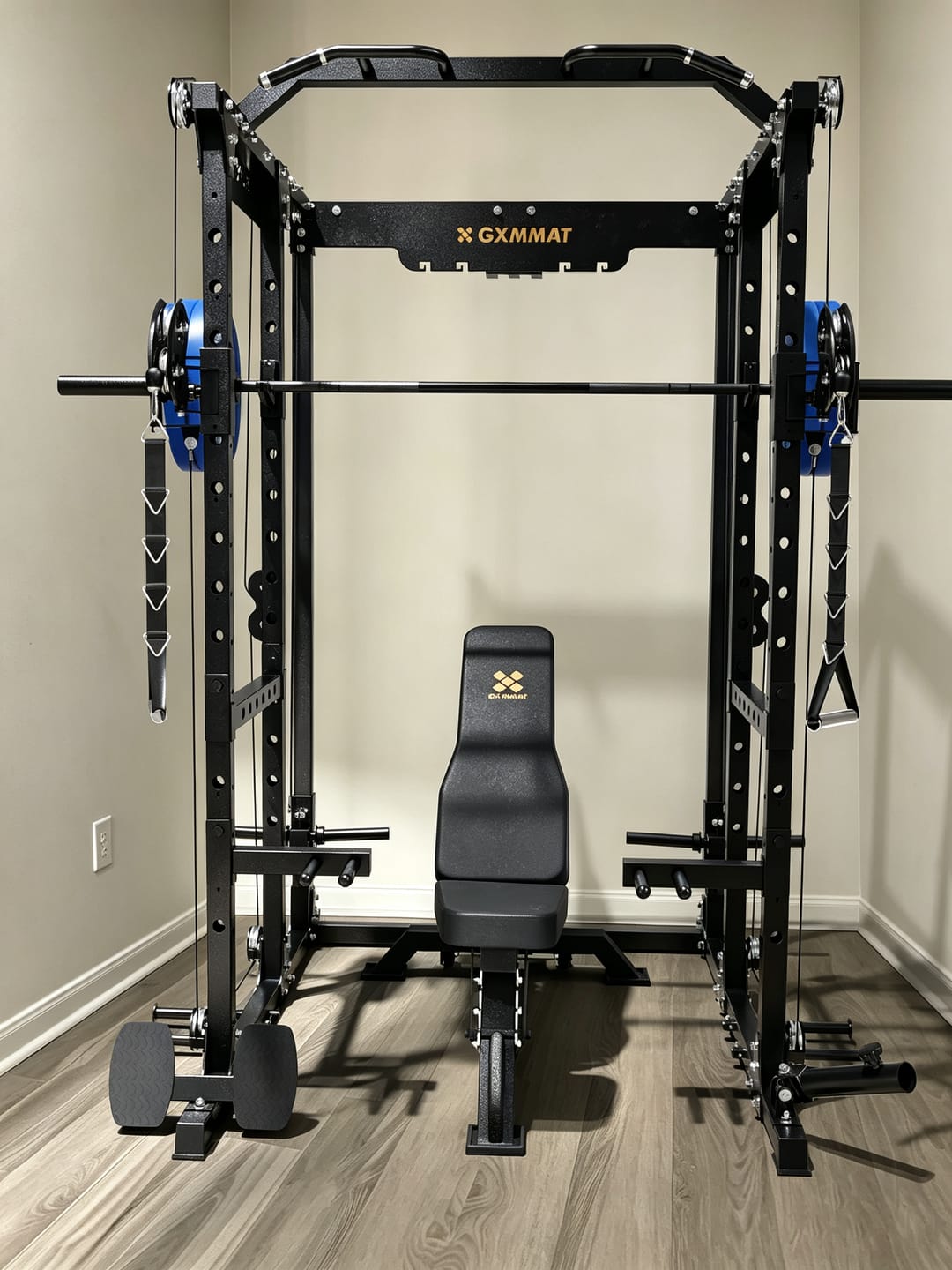 Customer photo review of GXMMAT X6 Power Rack + Weight Bench + Barbell Package
