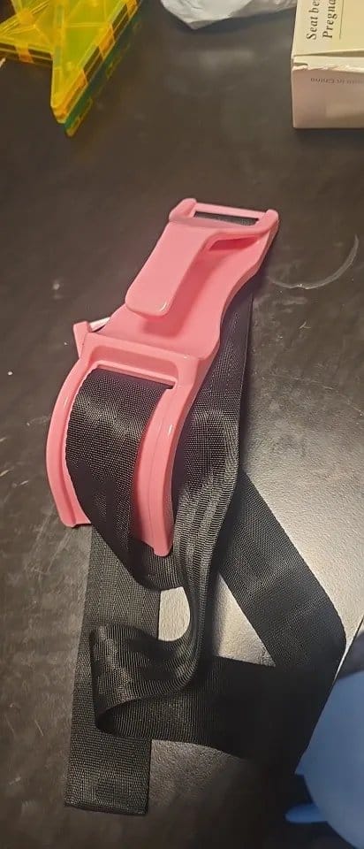 Customer photo review of BOLTHUT™ Pregnancy Seat Belt Adjuster — Eases Lap-Belt Pressure Off Your Bump
