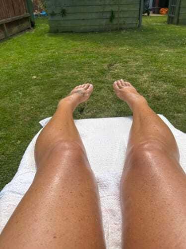 Customer photo review of Intensifying Tanning Cream - Coconut