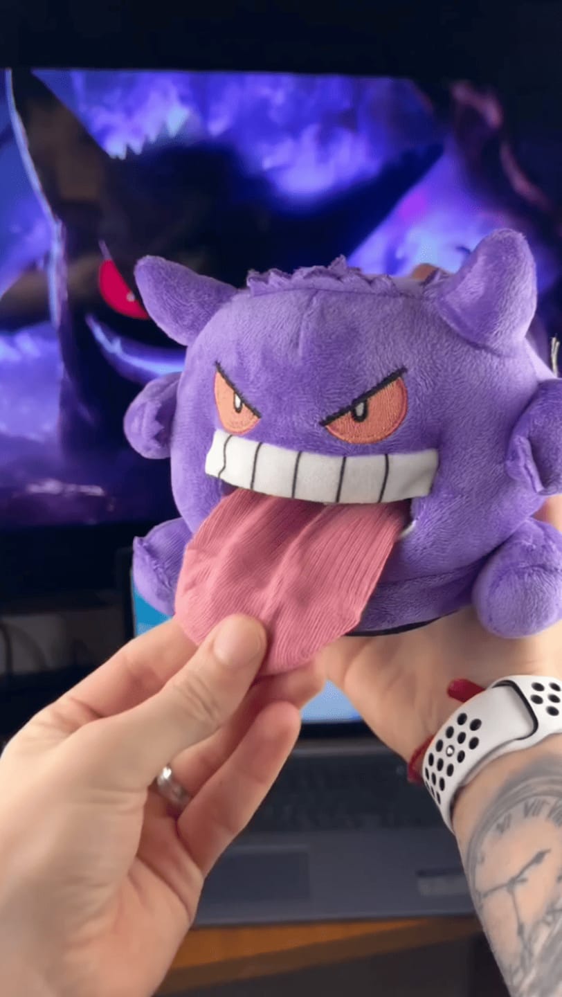 Customer photo review of Pantuflas Gengar