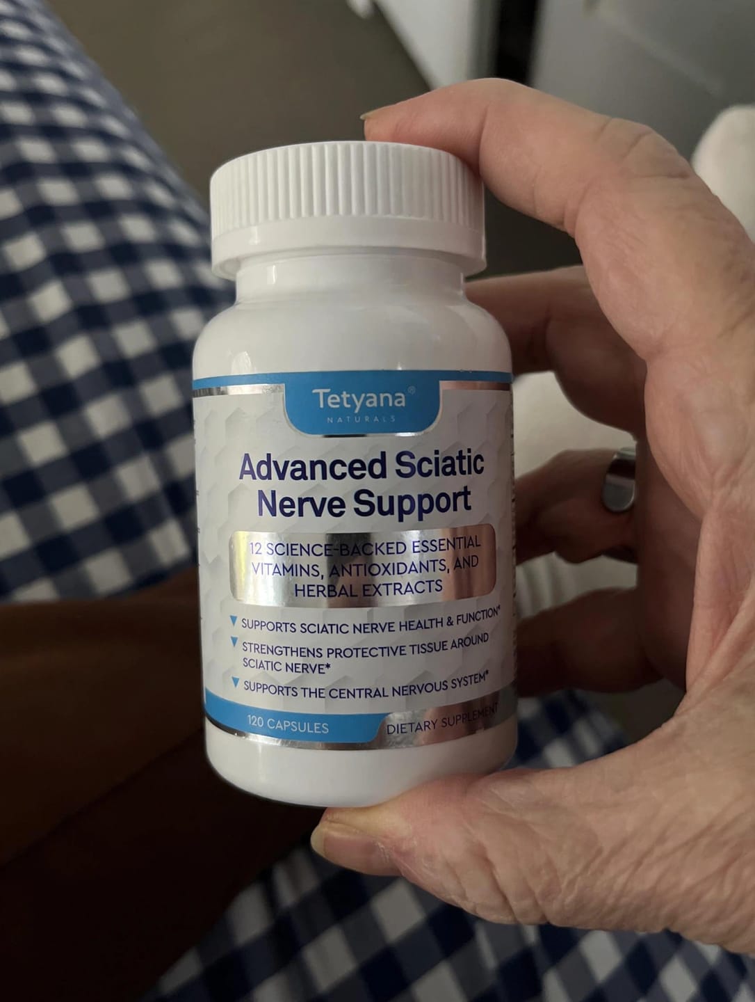 Customer photo review of Advanced Sciatic Nerve Support