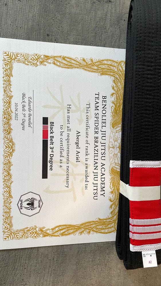 Customer photo review of Isami BJJ Black Belt Lightweight