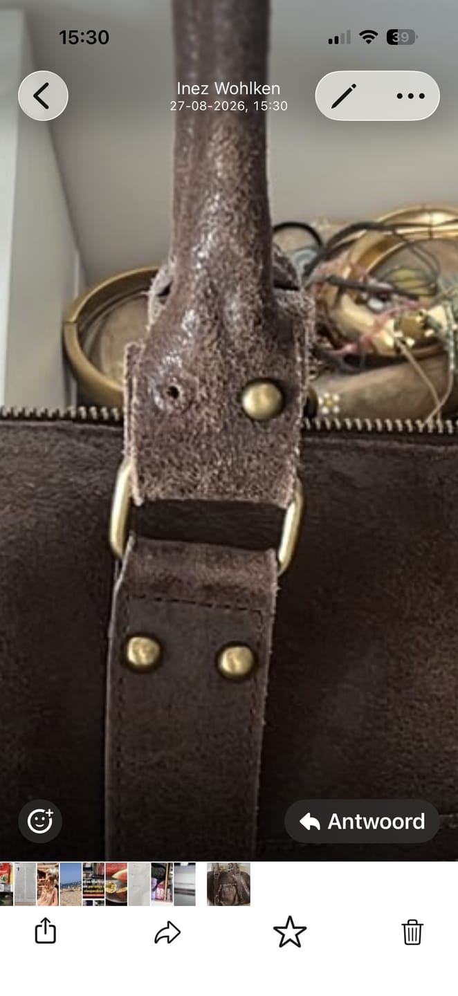 Customer photo review of It girl bag espresso martini
