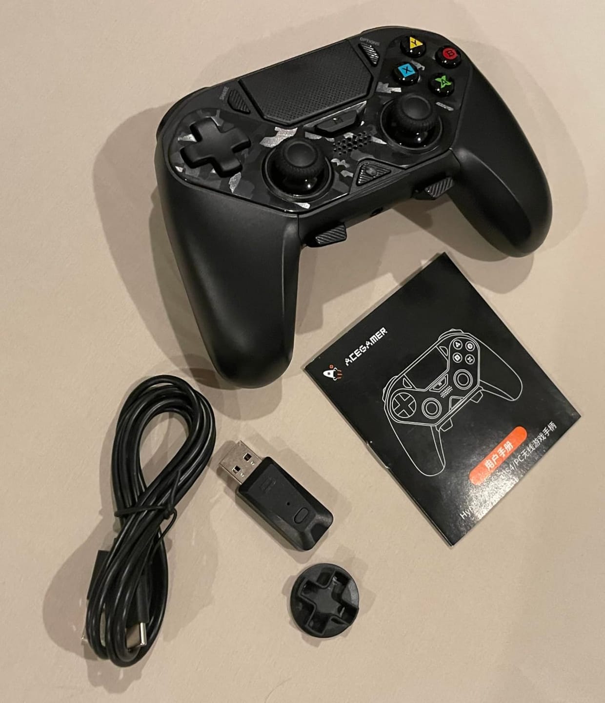 Customer photo review of AceGamer HyperShadow D4  Wireless Controller