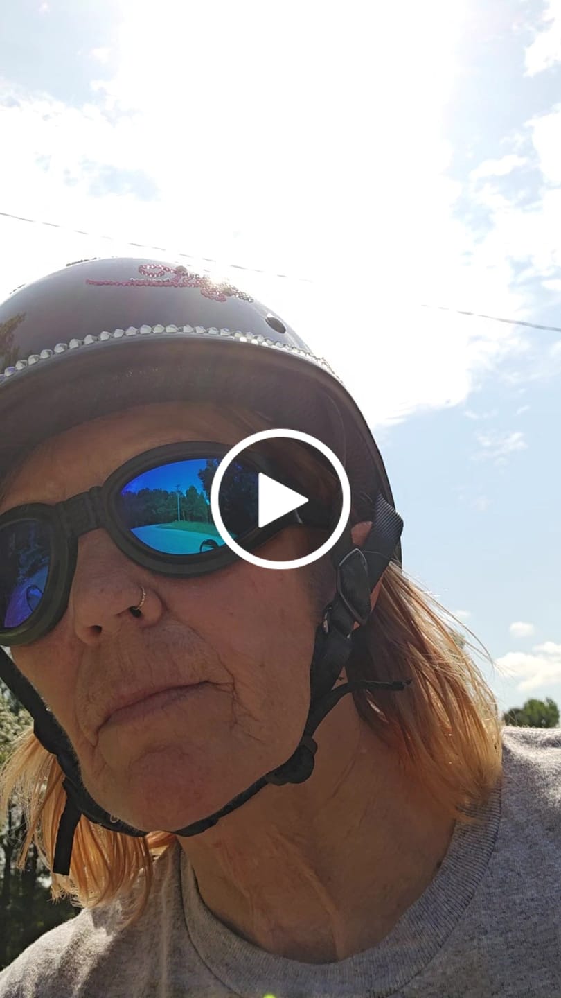 Customer video review of Switchback DOT Reversible Helmet Flat & Gloss Black