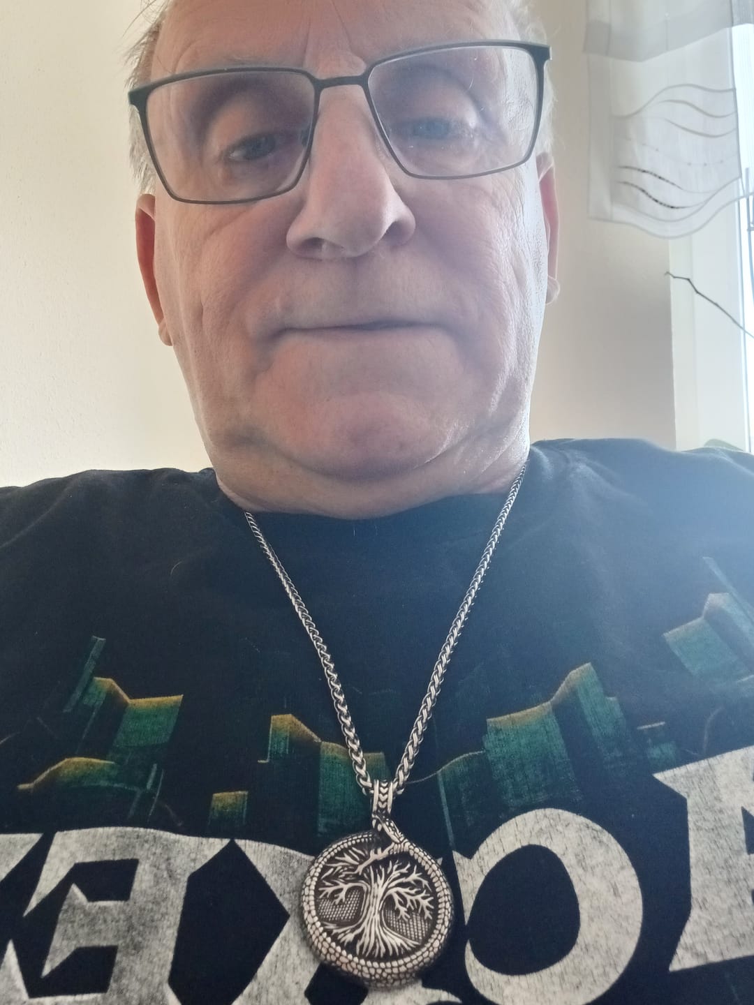 Customer photo review of Yggdrasil Necklace