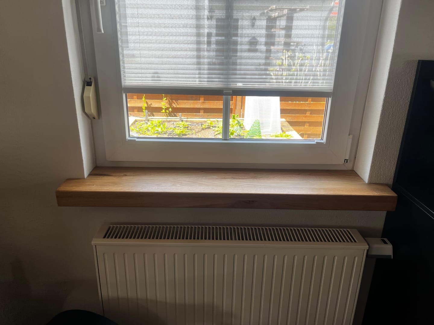 Customer photo review of Aufsatzfensterbank Eiche