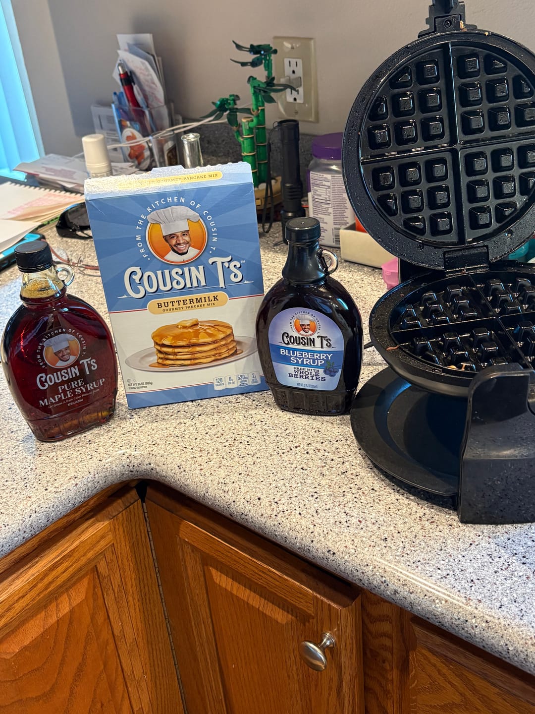 Customer photo review of Cousin T's Pure Maple Syrup