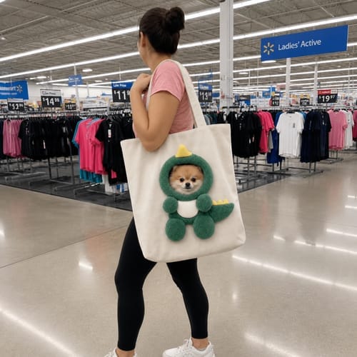 Customer photo review of Bolsos PeekPet™️
