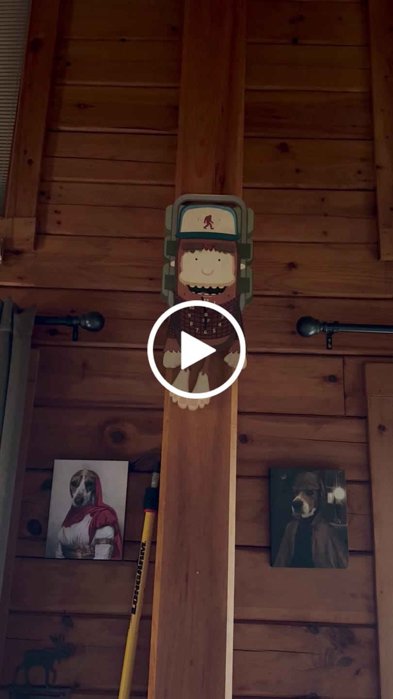 Customer video review of Earl the Bigfoot Pendulum Clock