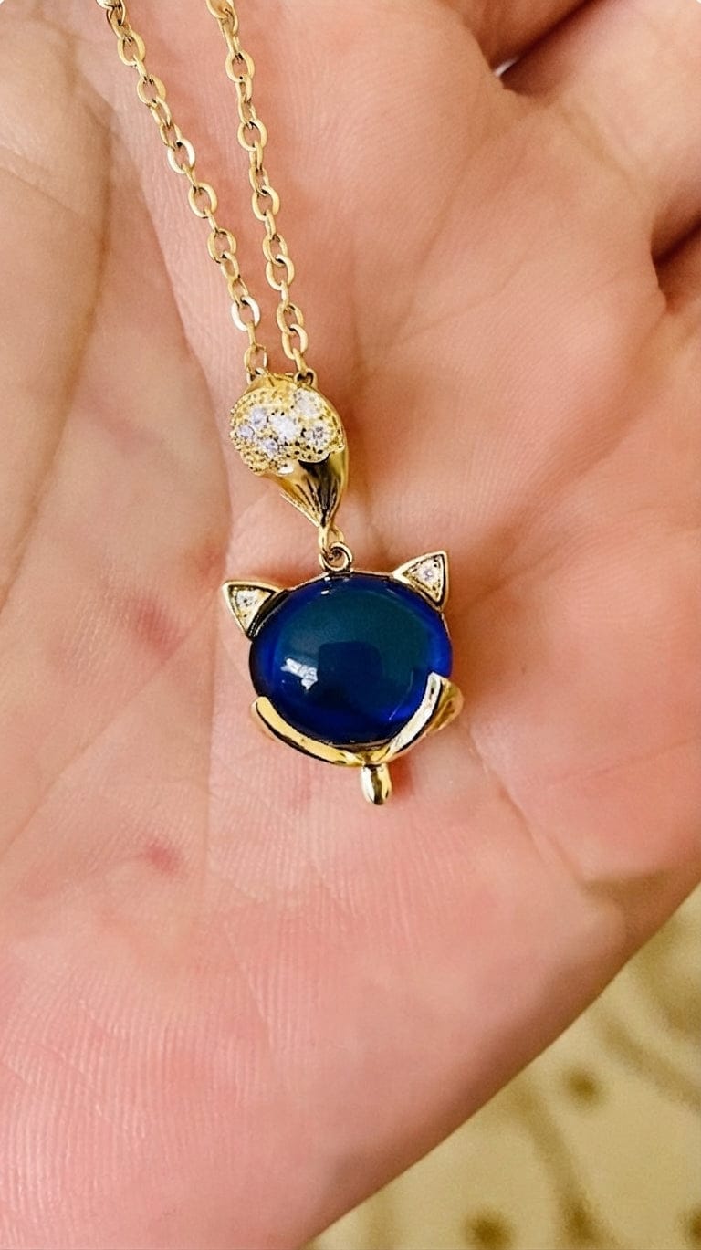 Customer photo review of The fox - Collar con colgante de zorro
