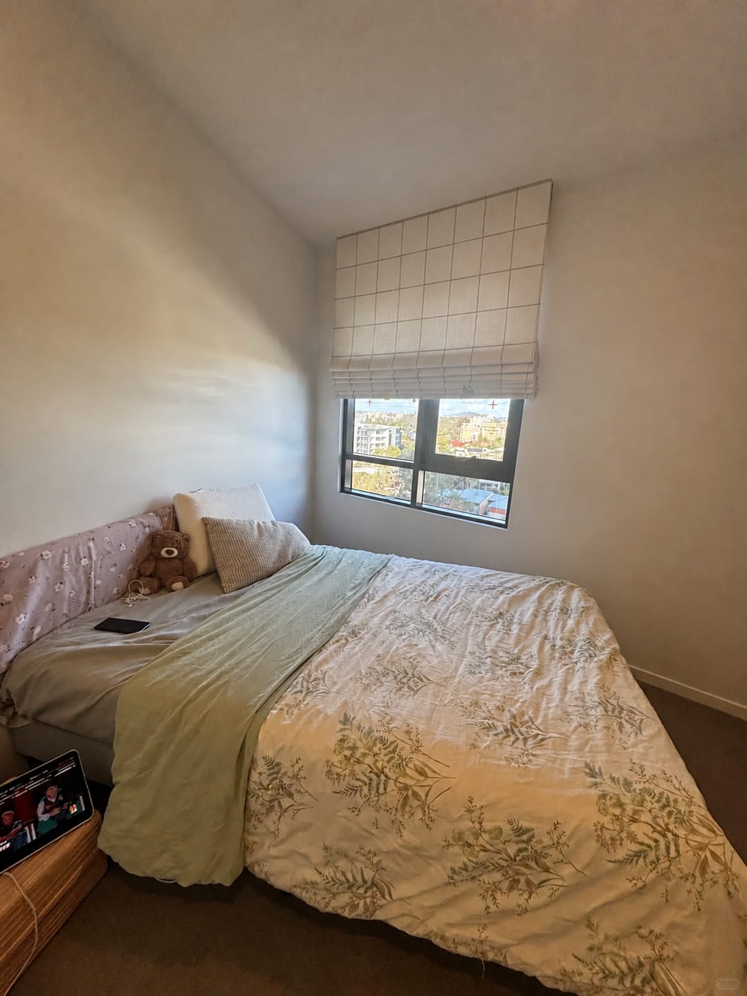 Customer photo review of Brooke Custom Roman Shades