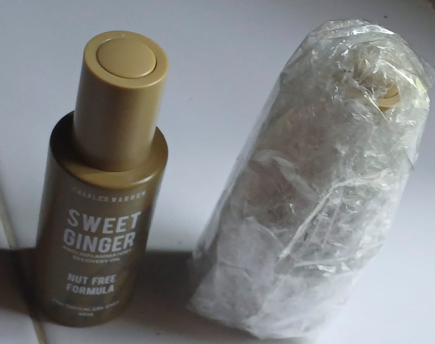 Customer photo review of [Nut-Free] Sweet Ginger Dry Oil for Sensitive Skin
