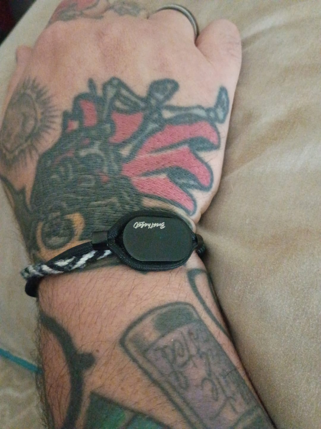 Customer photo review of BREATHELET | Wearable Focus Bracelet – Adjustable Fit – Gentle Vibration Alerts for Calm & Refocus