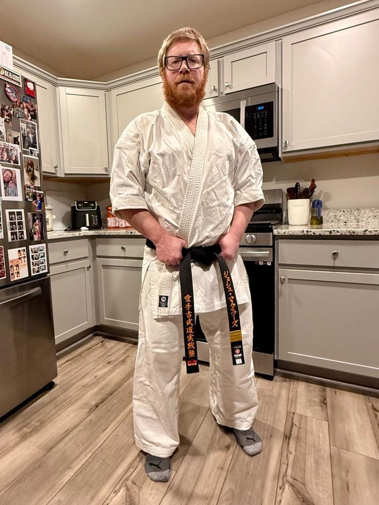Customer photo review of Isami Karate Black Belt Premium