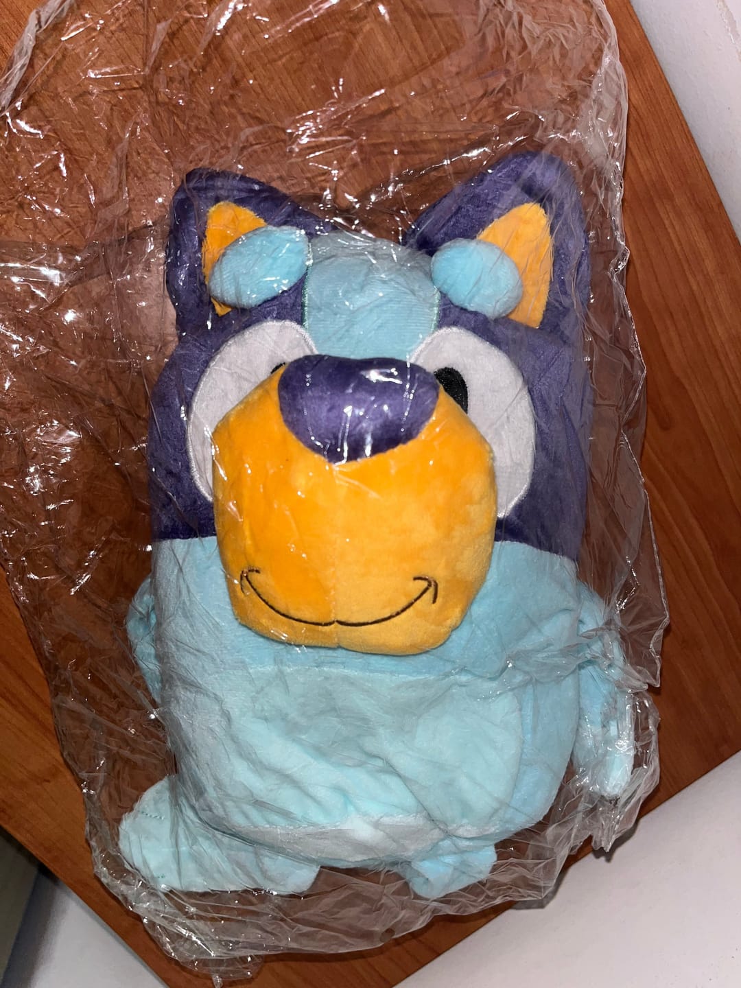Customer photo review of Breathing Bluy Plush for Better Sleep