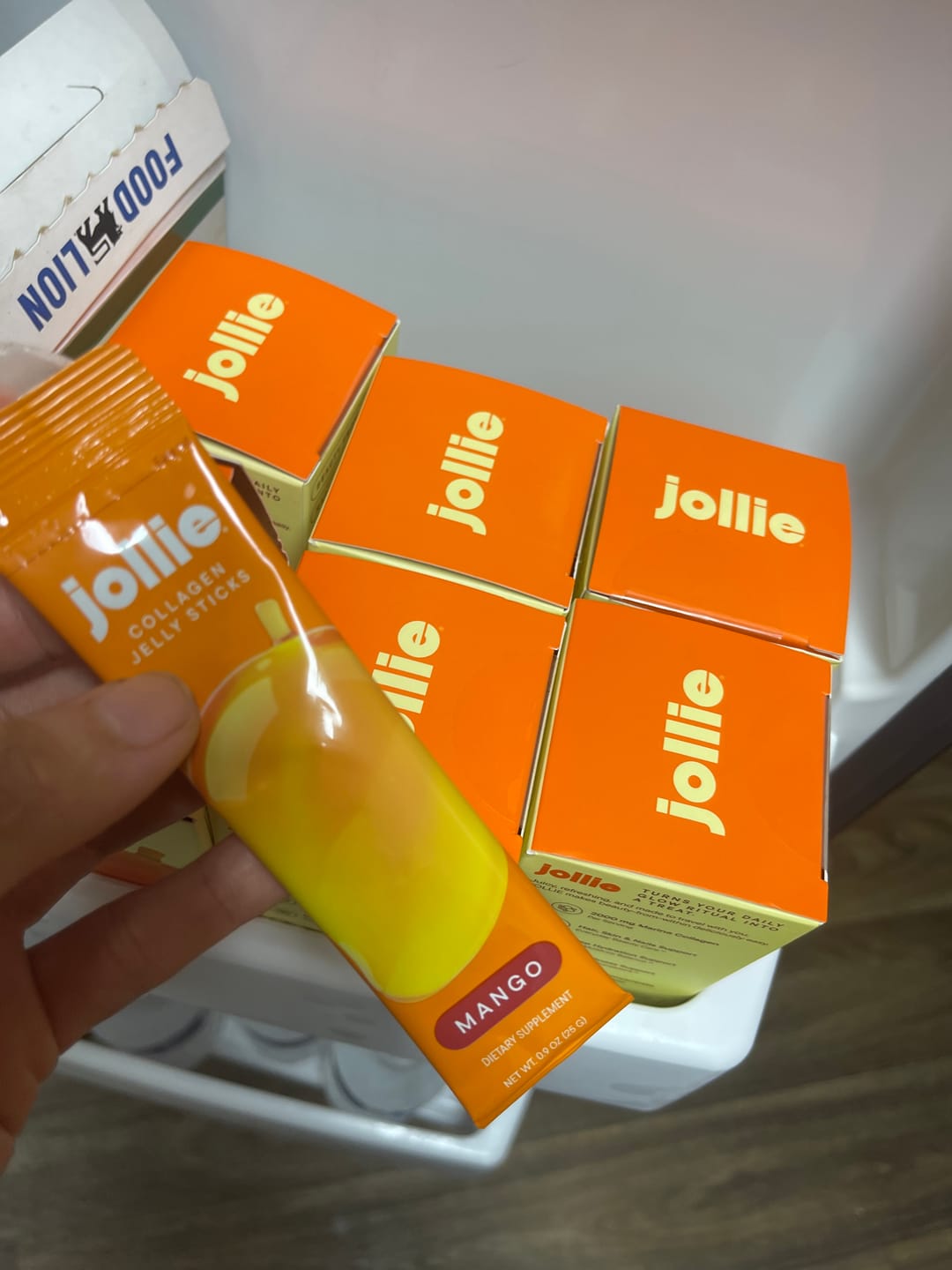 Customer photo review of JOLLIE Collagen Jelly Sticks