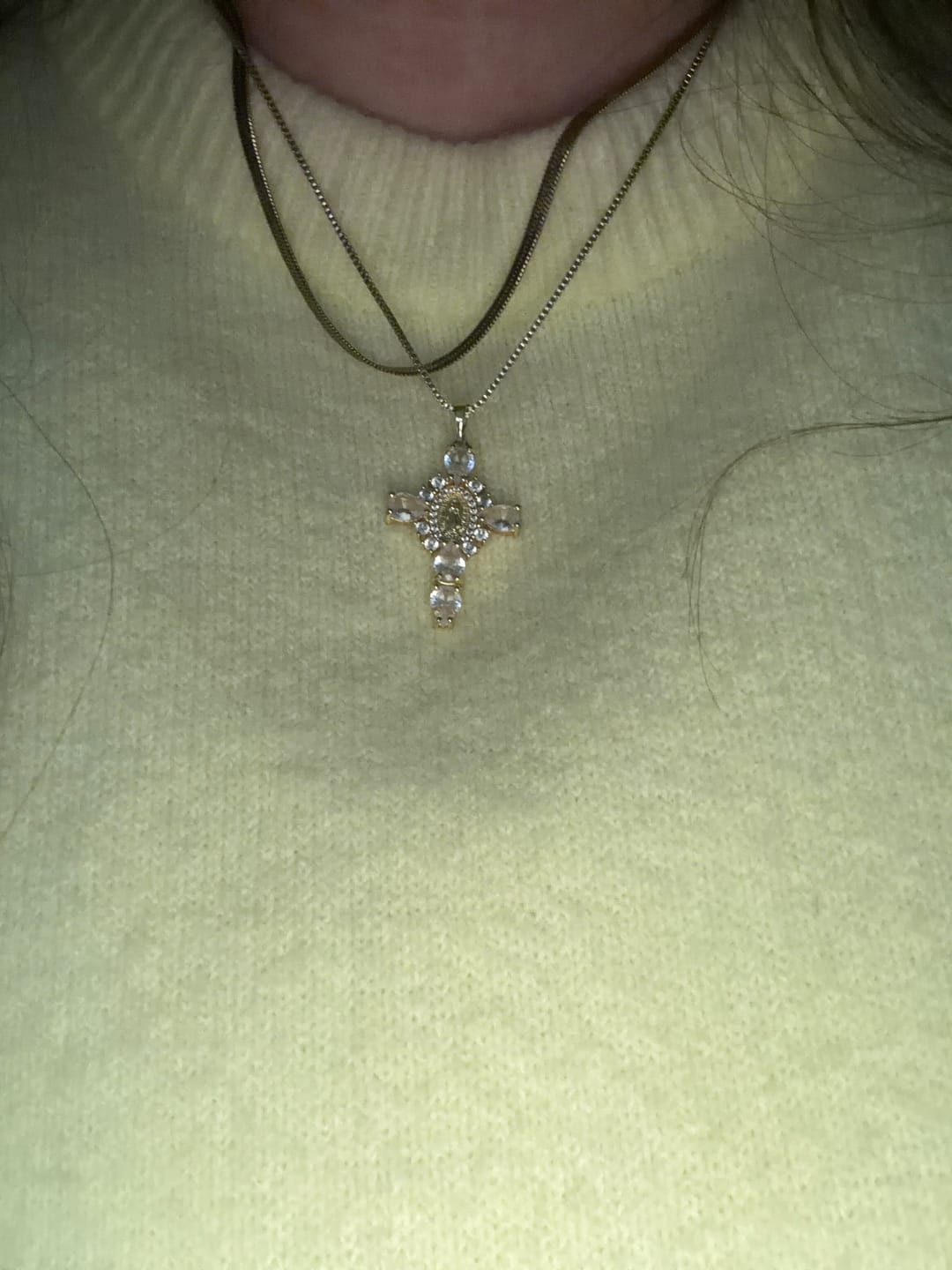 Customer photo review of Valerie® Virgin Mary Cross Pendants (Bundle)