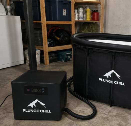 Customer photo review of Cold Plunge Chiller + Tub (MAX)