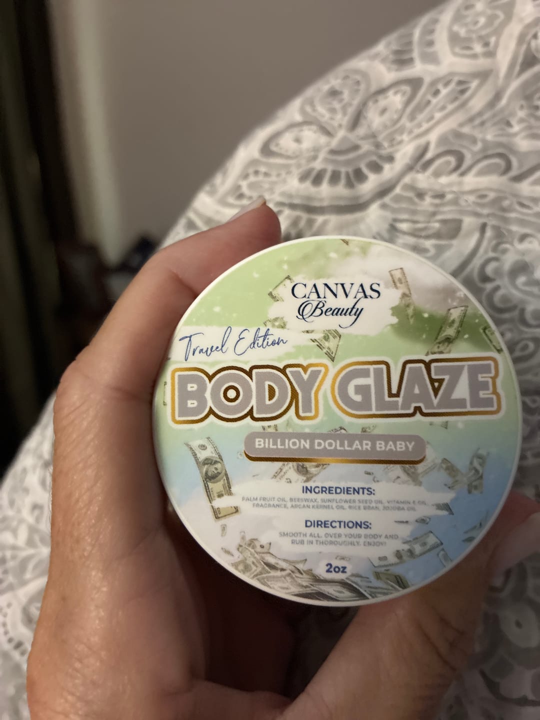 Customer photo review of (NEW) TRAVEL GLAZE: BILLION DOLLAR BABY