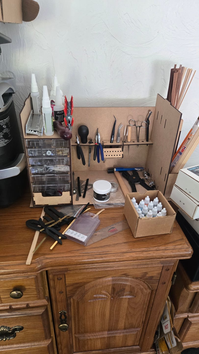 Customer photo review of Mueble taller organizador