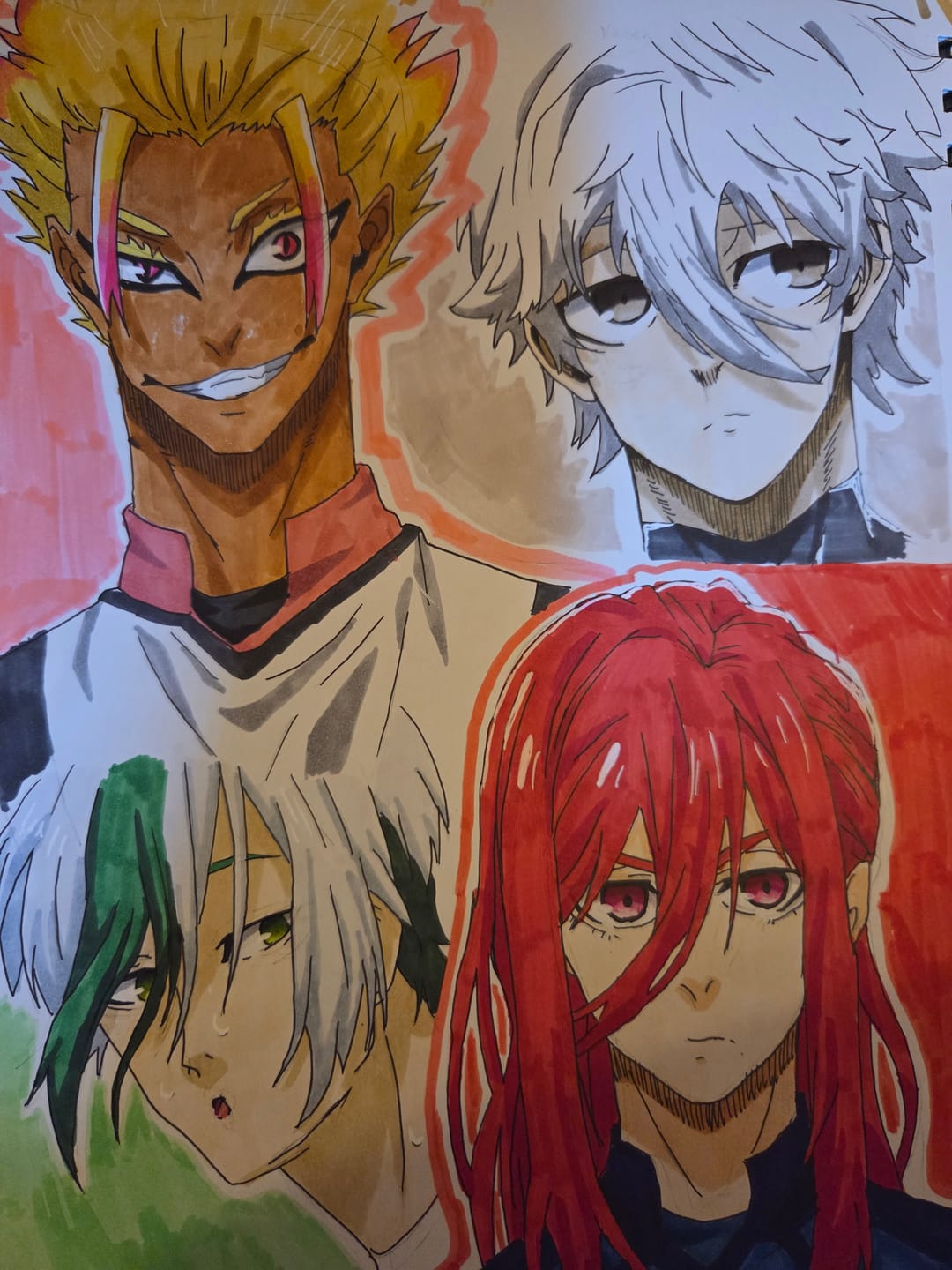 Customer photo review of Ohuhu Honolulu 216 Colors Dual Tips Alcohol Art Markers (New Color Codes)