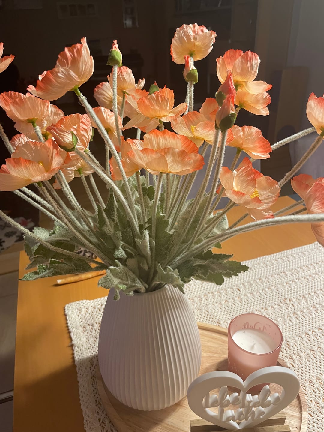 Customer photo review of Zijden Klaprozen - Oudroze